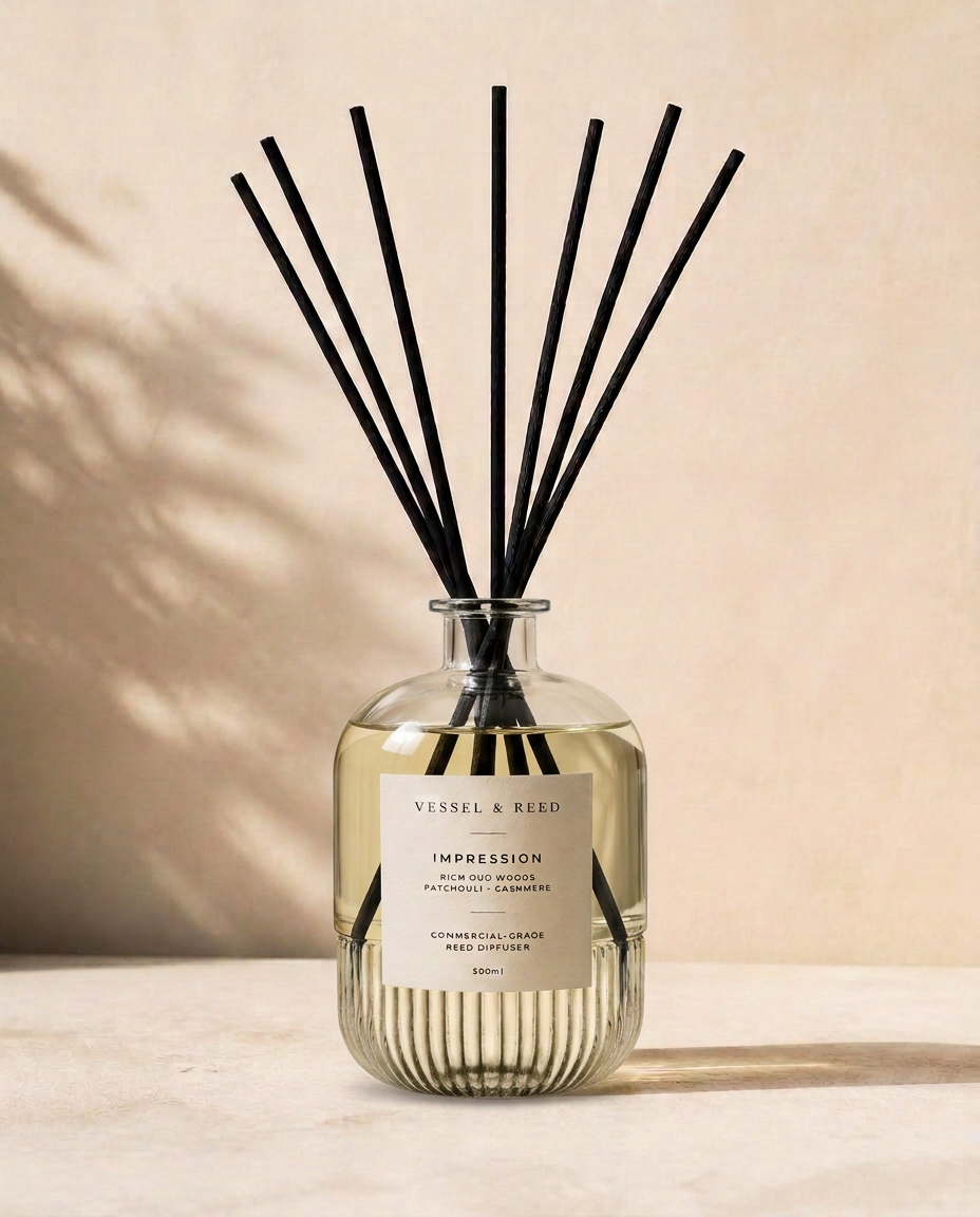 Vessel & Reed 500ml commercial reed diffuser